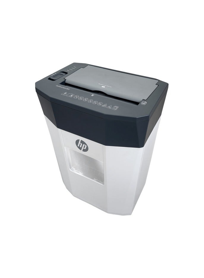 HP آلة تمزيق الورق المكتبي OneShred Auto 80CC، أمان P-4، قطع متقاطع، 80 ورقة، سلة 20 لتر - 2817 - Image 2