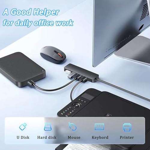 vienon USB 3.0 Hub, VIENON 4-Port USB Hub USB Splitter USB Expander for Laptop, Xbox, Flash Drive, HDD, Console, Printer, Camera,Keyborad, Mouse(Not for Charging) - Image 5