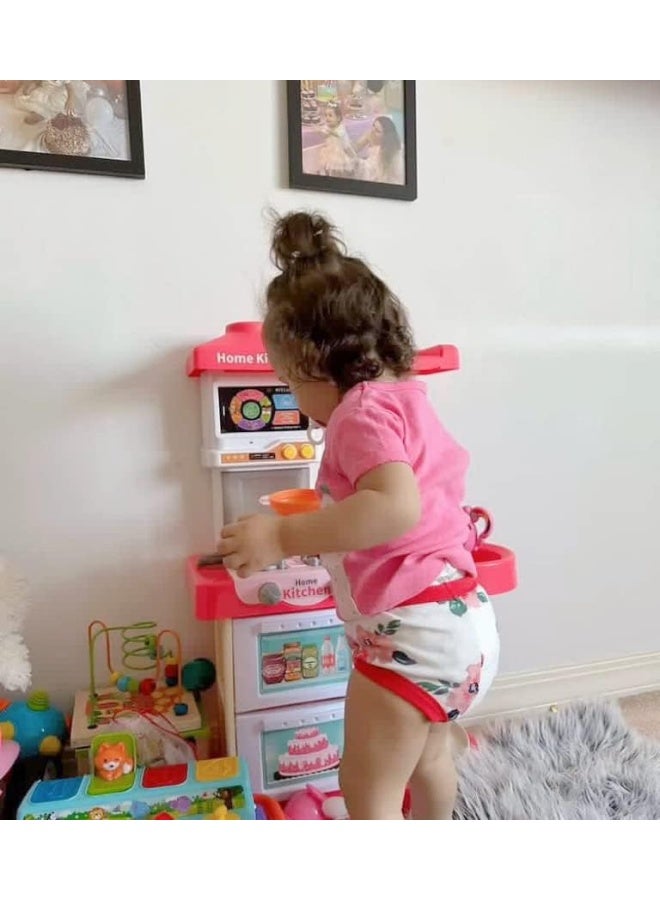 BIG ELEPHANT Girls' Toddler Potty Padded Pure Cotton Pee Training Pants Underwear, 12M-5T - Image 2