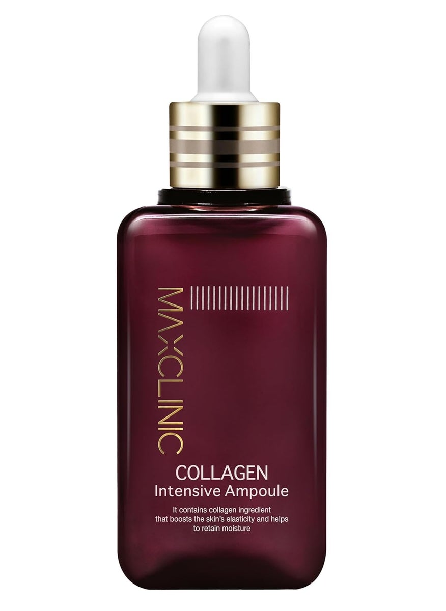 maxclinic Collagen Intensive Ampoule  Firming Face Serum w 3 Types of Collagen  Hydrating Face Serum Ampoule Korean Skin Care  Glass Skin Ampoule 338 fl oz 