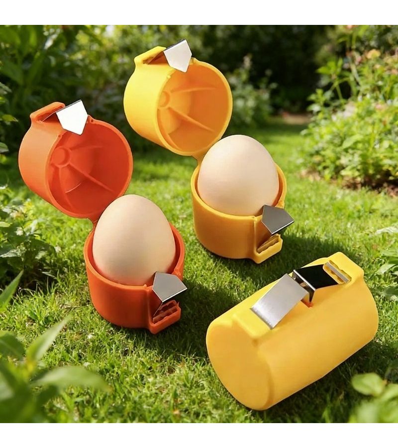 Assorted Varieties 6 Pcs Kitchen Egg Opener Tool Egg White Separator Shell Cracker 2 In 1 Baking Cooking Portable Easy Clean For Home Restaurant - Image 3