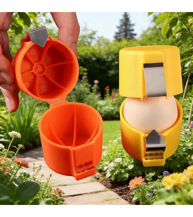 Assorted Varieties 6 Pcs Kitchen Egg Opener Tool Egg White Separator Shell Cracker 2 In 1 Baking Cooking Portable Easy Clean For Home Restaurant - Image 4