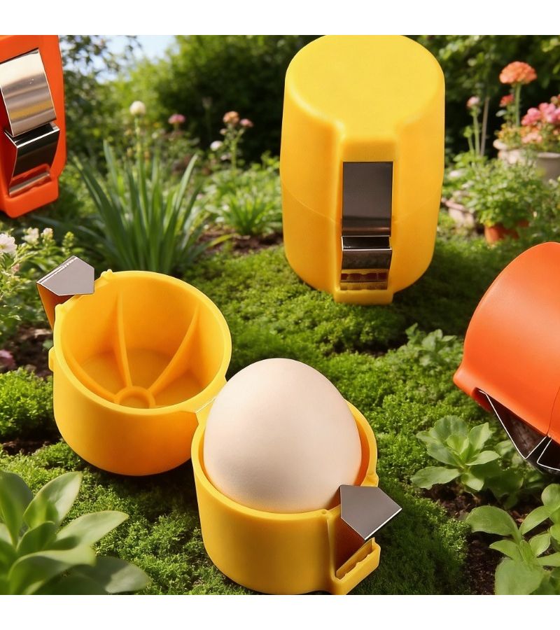 Assorted Varieties 6 Pcs Kitchen Egg Opener Tool Egg White Separator Shell Cracker 2 In 1 Baking Cooking Portable Easy Clean For Home Restaurant - Image 5