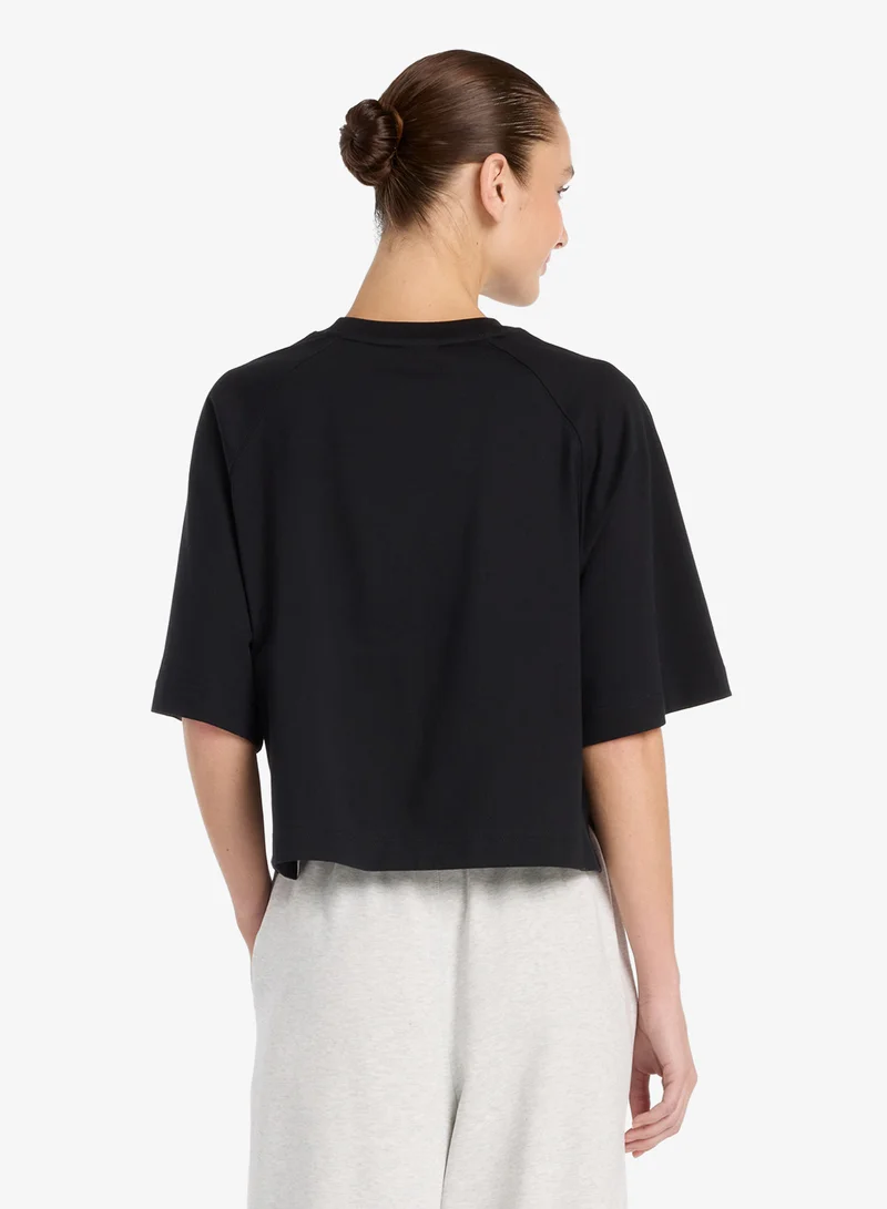 New Balance  Watercolor Pink Boxy T-Shirt for Women | Best Price UAE