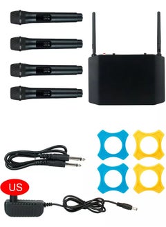 ELTRAZONE Wireless Handheld Microphone for Home Karaoke, Outdoor Audio, TV Singing, KTV, Parties, Weddings, Meetings, Church, 4-Channel VHF Metal Dynamic Mic with 200ft Range, Noise Reduction, 8-12 Hour Battery  - Image 5