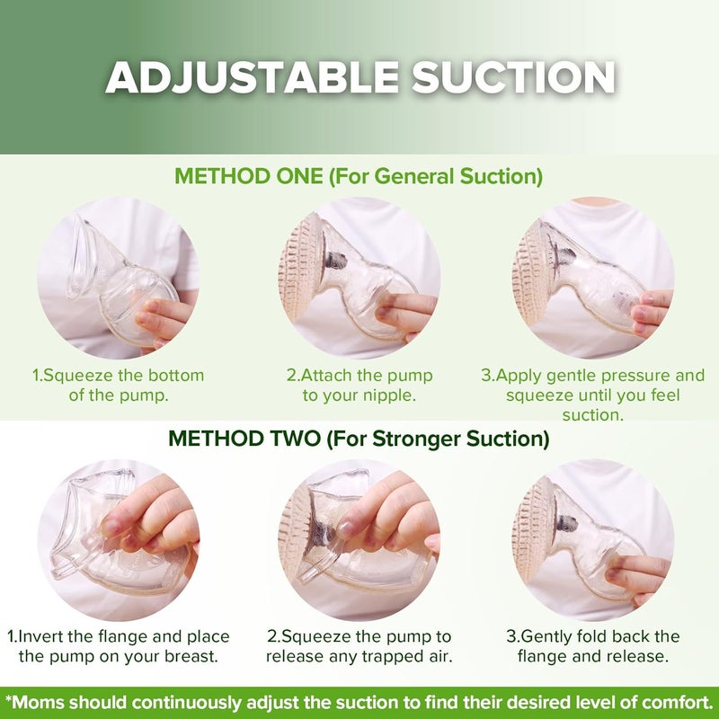 haakaa مضخة ثدي هاكaa اليدوية للرضاعة، سيليكون، شفافة، 4 أونصات (100 مل) - Image 3