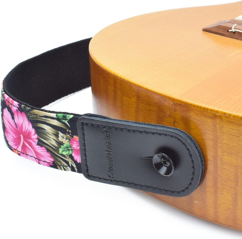 CLOUDMUSIC Ukulele Strap Tenor Concert Soprano Baritone Coloful Hawaii Floral Patterns For Adult Size Kids - Image 5