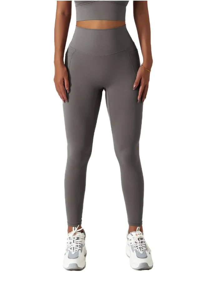 كون.يوغا Womens High Waist Contour Seamless Workout sport Leggings Yoga Pants Tummy Control Running Pants
