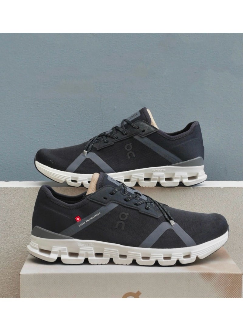 On Running unisex Cloud X 4 AD Running Shoes - Black Asphalt - Image 4