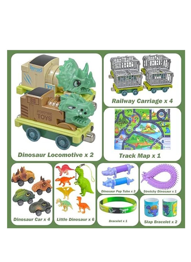 Brain Giggles Dinosaur Advent Calendar 24 Days Dinosaur Figure Christmas Countdown Calendar Advent Calendars Surprise Kids Dinosaur Toys for Boys
