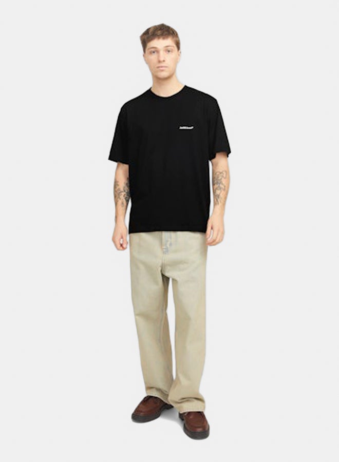 JACK & JONES Mens Split Back Tee Crew Neck - Image 2