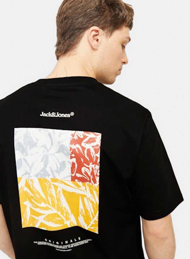 JACK & JONES Mens Split Back Tee Crew Neck - Image 3