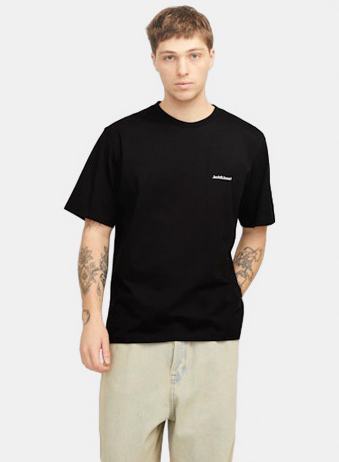 JACK & JONES Mens Split Back Tee Crew Neck - Image 1