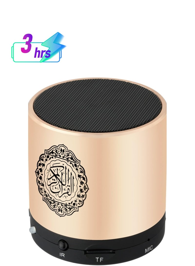ELTRAZONE Remote Control Speaker Portable Quran Speaker MP3 Player 8GB TF FM Quran Koran Translator USB Rechargeable Speaker, Secure Digital, Micro SD - Image 1