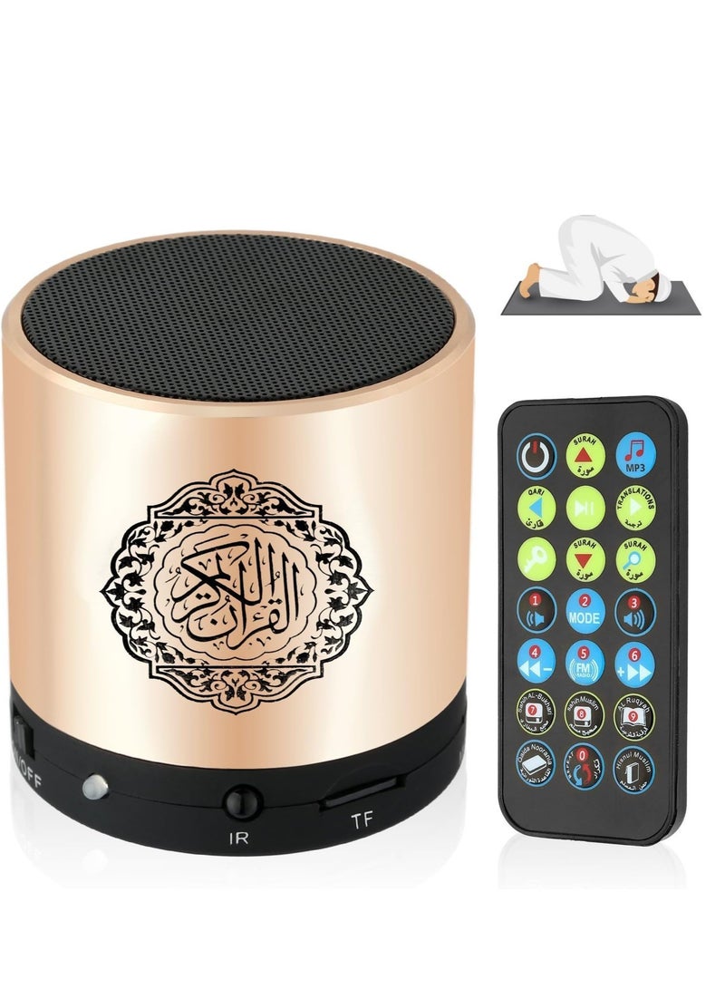 ELTRAZONE Remote Control Speaker Portable Quran Speaker MP3 Player 8GB TF FM Quran Koran Translator USB Rechargeable Speaker, Secure Digital, Micro SD - Image 2
