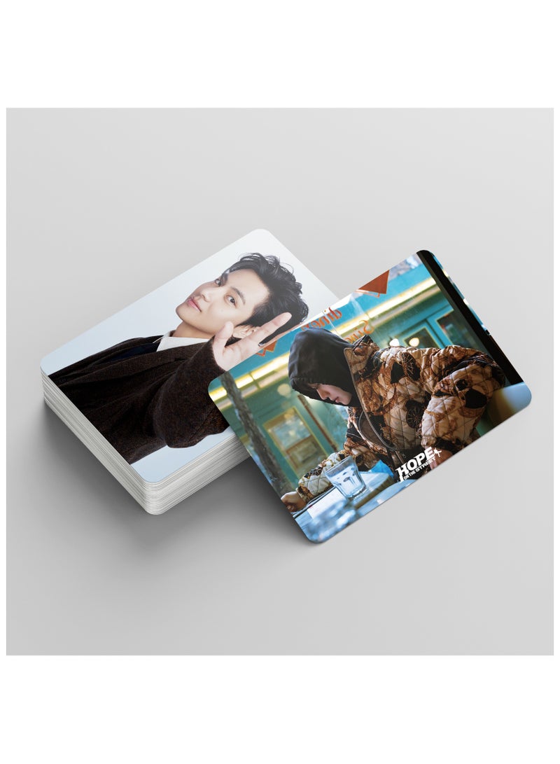 55Pcs Bts Photo Card JIN SUGA J-HOPE RM JIMIN V JUNG KOOK Lomo Card