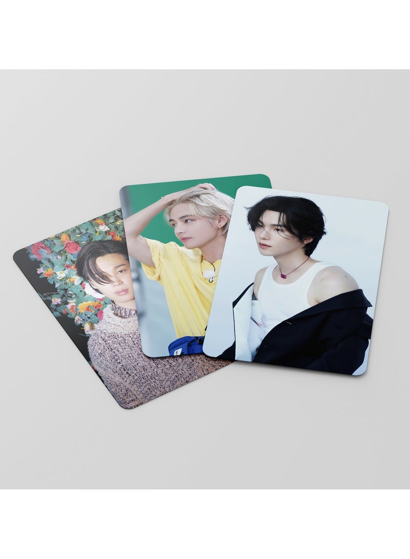 55Pcs Bts Photo Card JIN SUGA J-HOPE RM JIMIN V JUNG KOOK Lomo Card