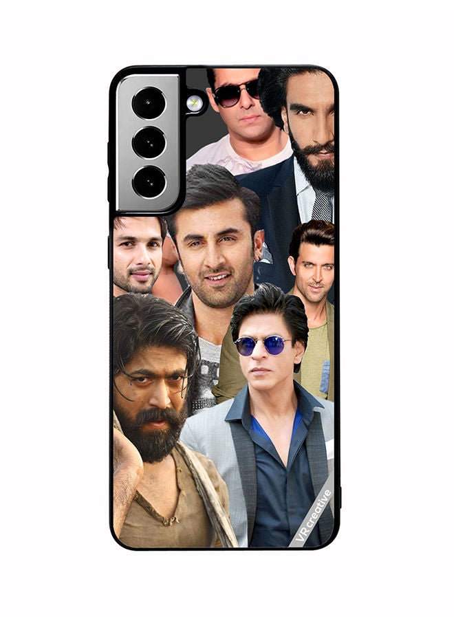 VR CREATIVE Protective Case Cover For Samsung Galaxy S21 FE 5G Bolyywood Actors Design Multicolour - Image 1