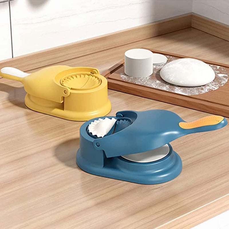 ROSEFAIR Dumpling Maker Machine Dumpling Moulds Dumpling Moulds Print Dumpling Maker Manual Dough Press 2 in 1 Multi Color MulticolorE5 - Image 1