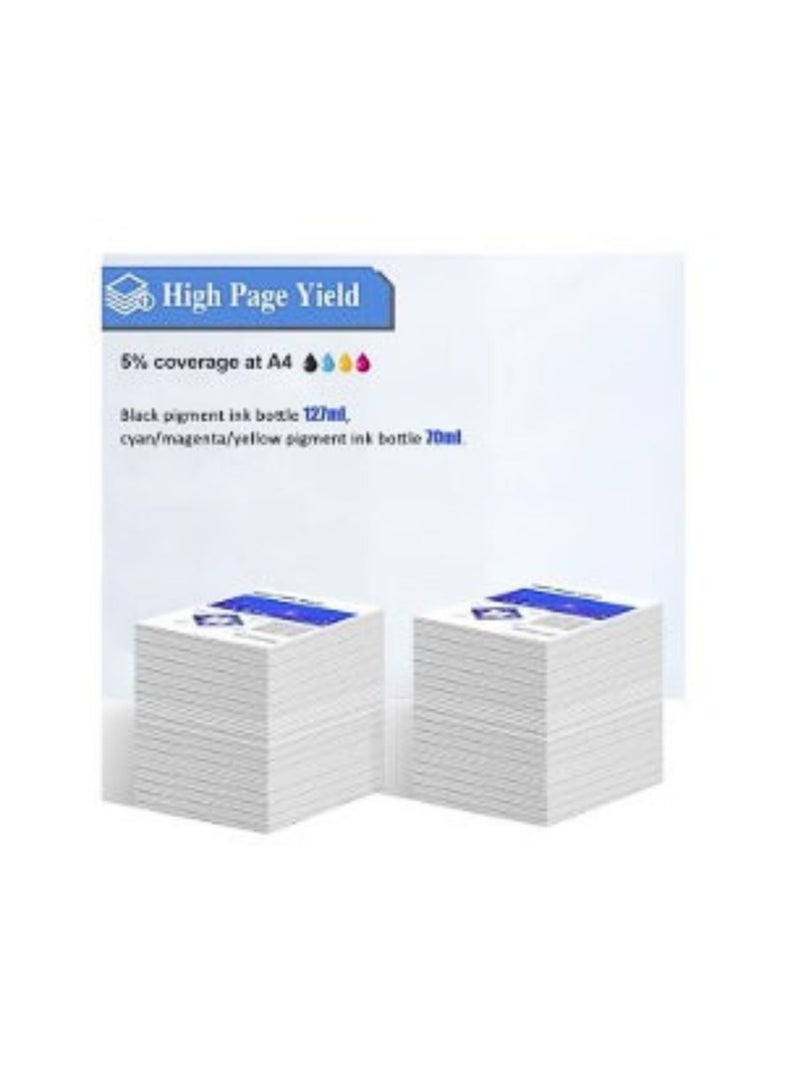 Terabyte 112 Ink Compatible with 112 C13T06C14A C13T06C24A C13T06C34A C13T06C44A Ink Container Refill Ink Multipack for L6490 L6550 L6570 L6580 L1116 0 L15 0150 L15160 L15180(4-Pack) - Image 3