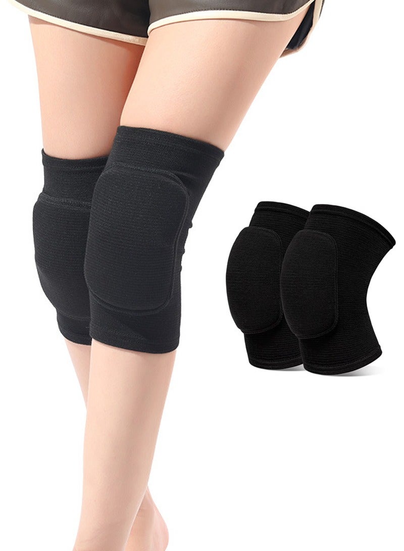 بابونا واقيات ركبة ناعمة وجيدة التهوية من قطعتين، للبالغين والأطفال، واقيات ركبة واقية للكرة الطائرة والرقص وكرة القدم واليوغا وكرة السلة والتزلج - Image 1