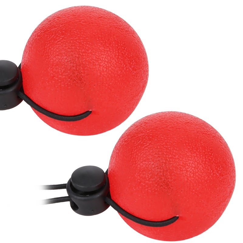 2PCS Silicone Hand Grip Balls for Reduce Pressure Wrist Exercise Massage Recovery ToolsRed 25 Degrees - Image 5