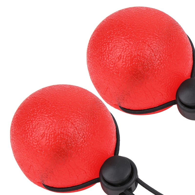 2PCS Silicone Hand Grip Balls for Reduce Pressure Wrist Exercise Massage Recovery ToolsRed 25 Degrees - Image 3