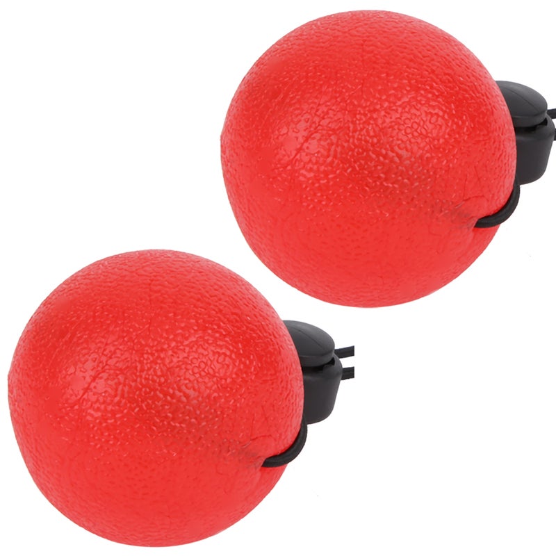 2PCS Silicone Hand Grip Balls for Reduce Pressure Wrist Exercise Massage Recovery ToolsRed 25 Degrees - Image 4