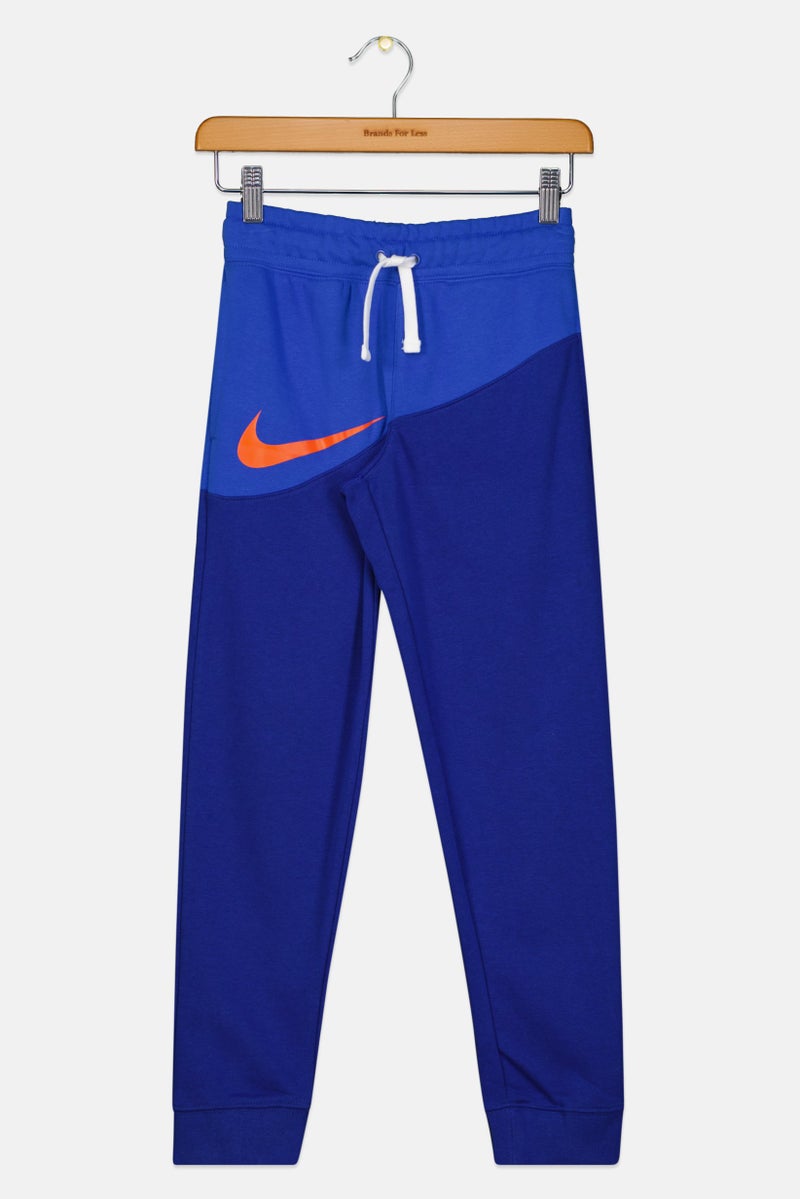 Nike سروال رياضي بسحب للولاد من ماركة، أزرق داكن - Image 1