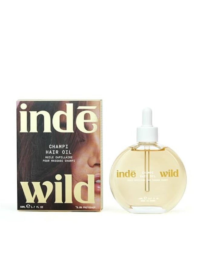 indē wild Champi Hair Oil With Rosemary Oil, Brahmi, Amla, Bhringraj | Ayurvedic, Hair Growth, Controls Dandruff, Hairfall | Soothing Fragrance - Image 4