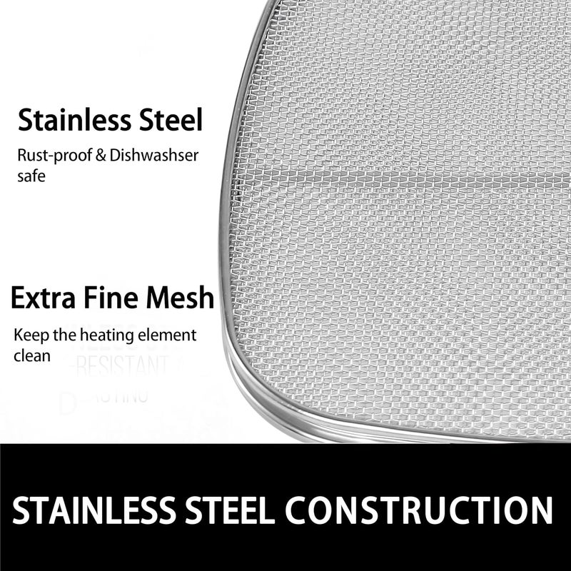Croask Replacement Splatter Shield for Ninja Foodi AG301,Accessories for Foodi 5-in-1 Indoor Grill,Stainless Steel Fine Mesh Splatter Screen for Ninja AG300, AG300C,AG301C, AG302, AG400 - Image 5