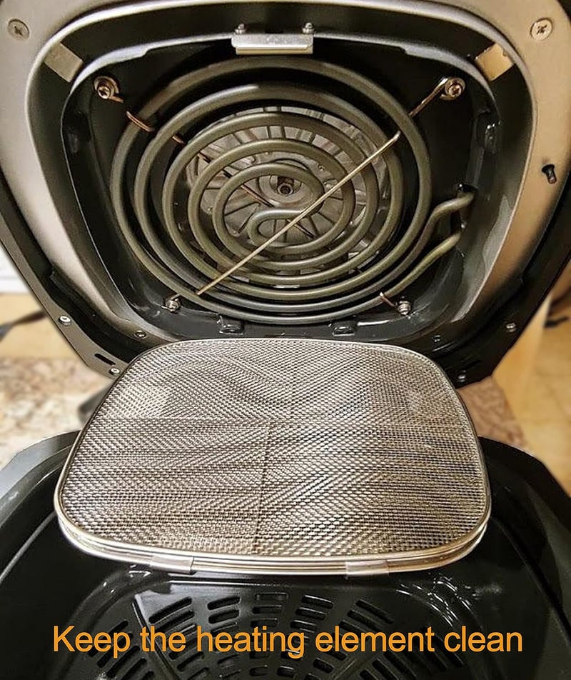 Croask Replacement Splatter Shield for Ninja Foodi AG301,Accessories for Foodi 5-in-1 Indoor Grill,Stainless Steel Fine Mesh Splatter Screen for Ninja AG300, AG300C,AG301C, AG302, AG400 - Image 3