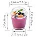 MR.FOAM MRFOAM Clear Plastic Cups with Lids6oz25 Sets Mini Parfait Cups with No Holes Dome LidsParfait Cups with Lids Disposable Party Cups for FruitIce CreamCupcakeIced Cold Drinks - Image 4