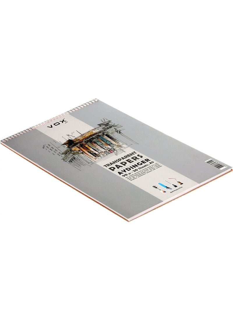 Vox Art - 90 gr Tracing Sketch Book A5 30 Sheets - Image 1