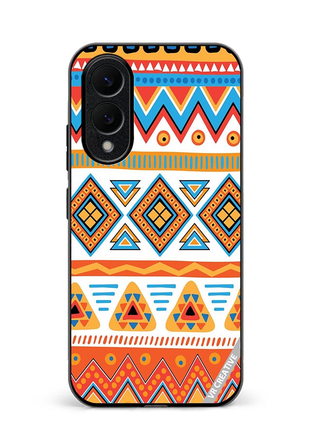 Protective Case Cover For Samsung Galaxy S25 Edge Mandala Design Multicolour