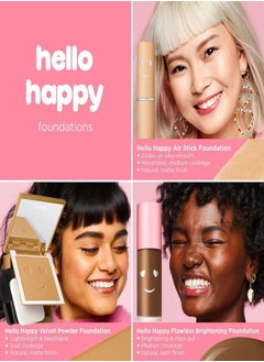 benefit Benefit Cosmetics Hello Happy Air Stick Foundation Shade 11 - Lightweight & Buildable, 8.5g  - Image 5