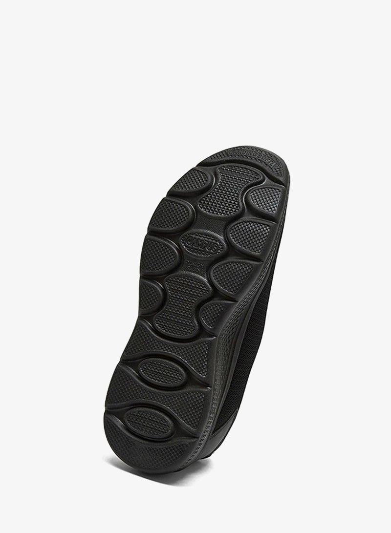 CAMPUS Men Black/Golden Oxyfit Advance Nitro Fly Advance Memory Slip-On Walking Shoes-Black - Image 5