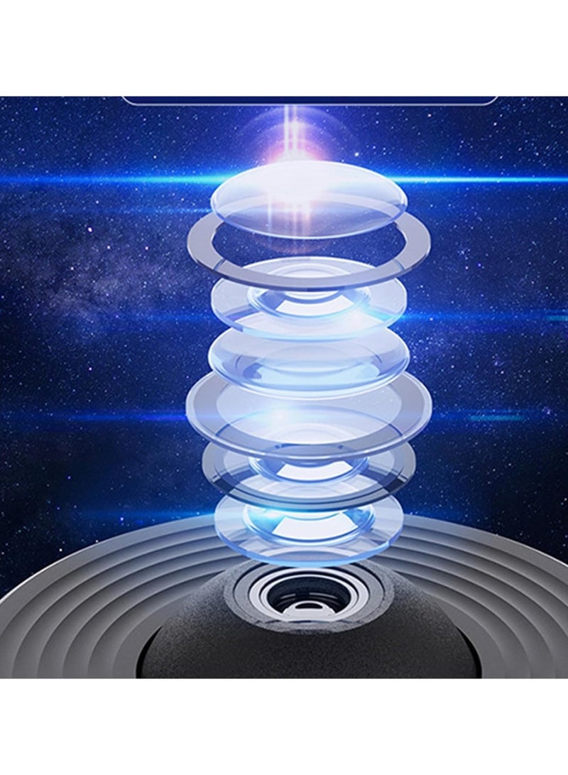 ياميم جهاز عرض Yameem Starry Night، جهاز عرض Galaxy، جهاز عرض السماء الليلية، القبة السماوية المنزلية، ضوء ليلي يدور 360 درجة، 12 قرصًا منطقة عرض كبيرة هدايا السماء للأطفال البالغين (أبيض) - Image 5