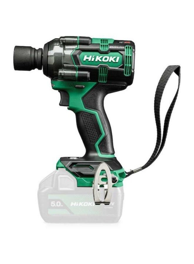 Hikoki مفتاح تأثير لاسلكي بدون فرش من هيكوكی WR18DHEAZ، 18 فولت ليثيوم أيون، 345 نيوتن متر عزم دوران عالي، بطارية 5.0Ah، 1.7 كجم خفيف الوزن – يناسب البراغي من 10–20 مم / مسامير M10–M16 – أداة كهربائية احترافية - Image 1