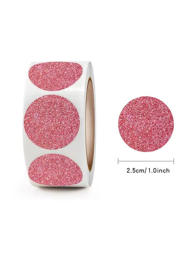 Round Waterproof 1 Inch 12 Colors Gift Card Sealing Stickers Model 74R CSJ - Image 2