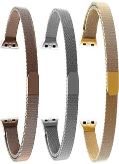 Strap Watch magnetic 3 pieces For Apple Watch size 38/40 gold/light gold/siliver