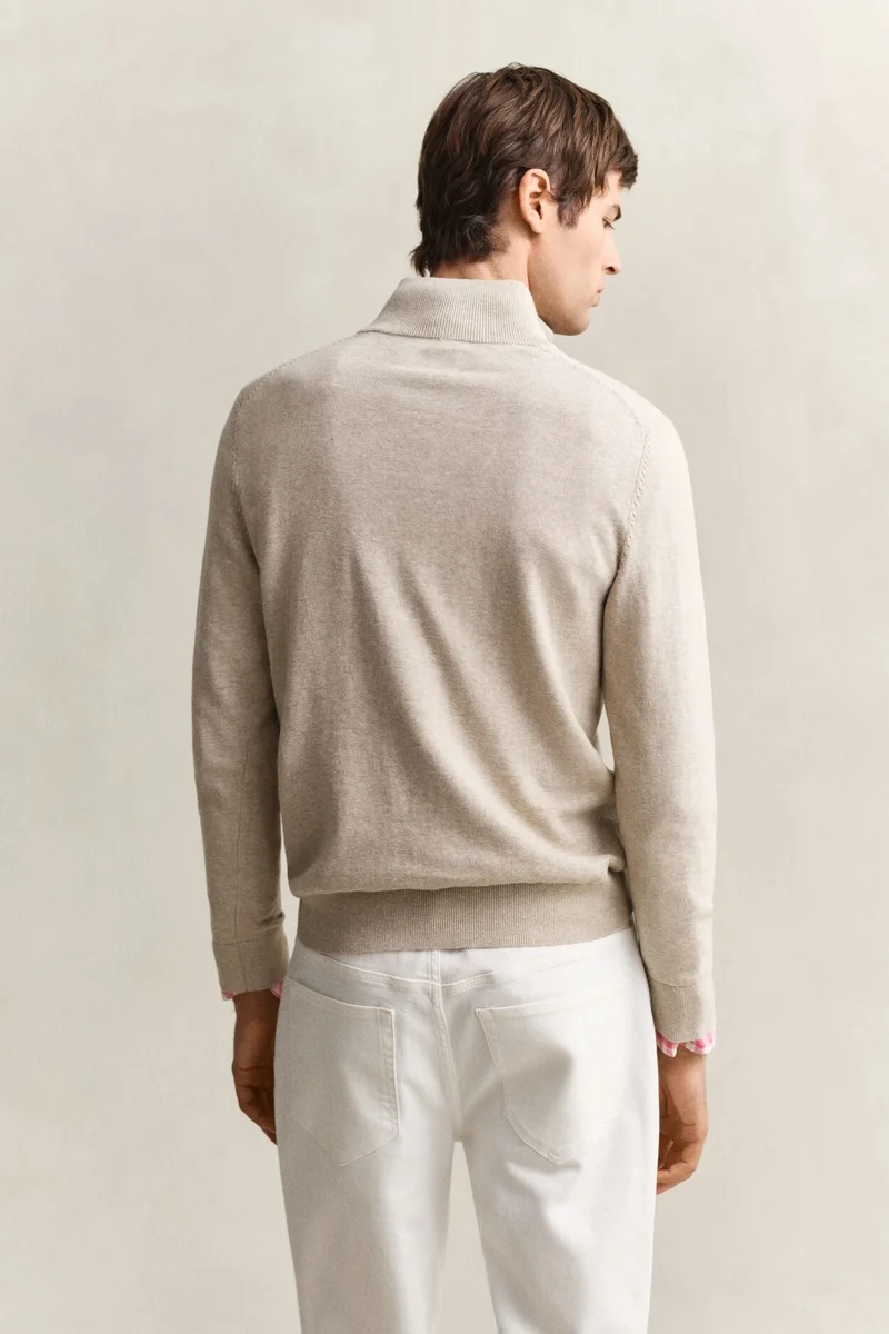 GANT  Classic Cotton Half Zip for Men | Best Price UAE