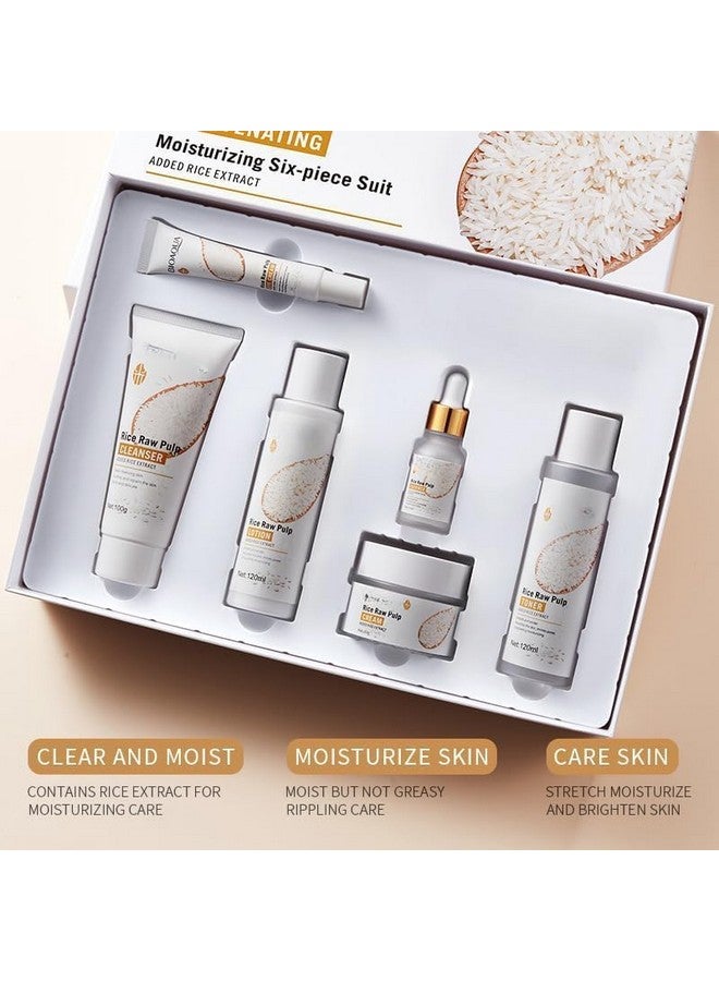 اس كي كي مجموعة العناية بالبشرة من إس كيه كيه، 6 قطع، مجموعة هدايا للعناية بالبشرة للنساء، تتضمن منظفًا، كريمًا للعينين، خلاصة للوجه، لوشن مرطب، كريم للوجه، تونر. (أرز) - Image 2