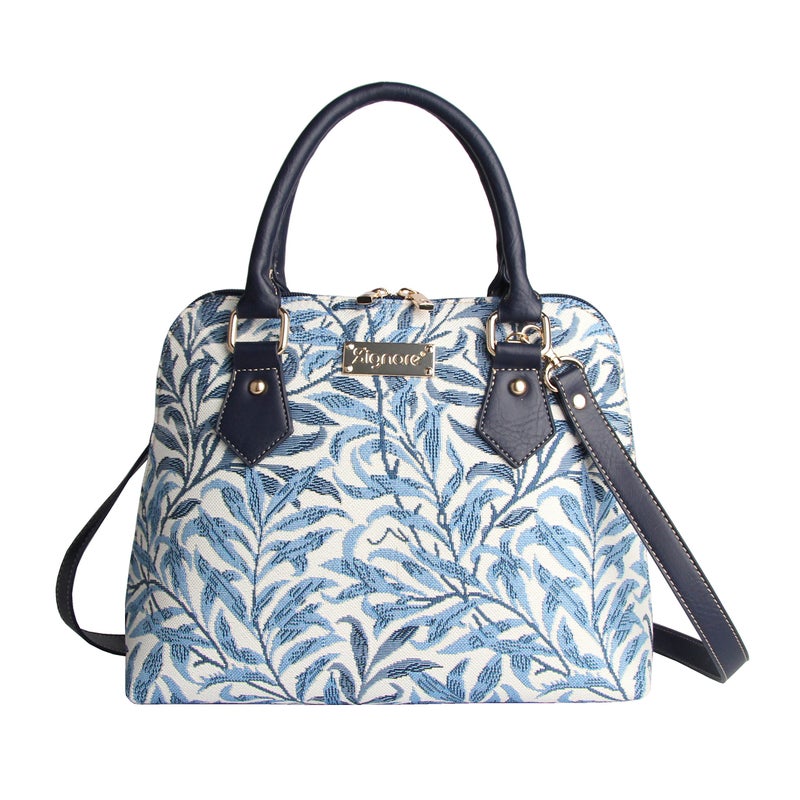 Signare Tapestry Hand Shoulder Bag Cross Body Purses Handbag Satchel Bag for Women In William Morris Willow BoughCONVWIOW