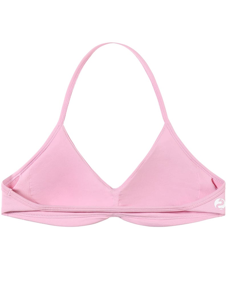 AUROLA Influence Strappy Bra Sports Bras for Women, Backless Padded Impact Strappy Bra for Workout Gym Yoga with Removable Cups,Sweet Pink,XS - Image 2
