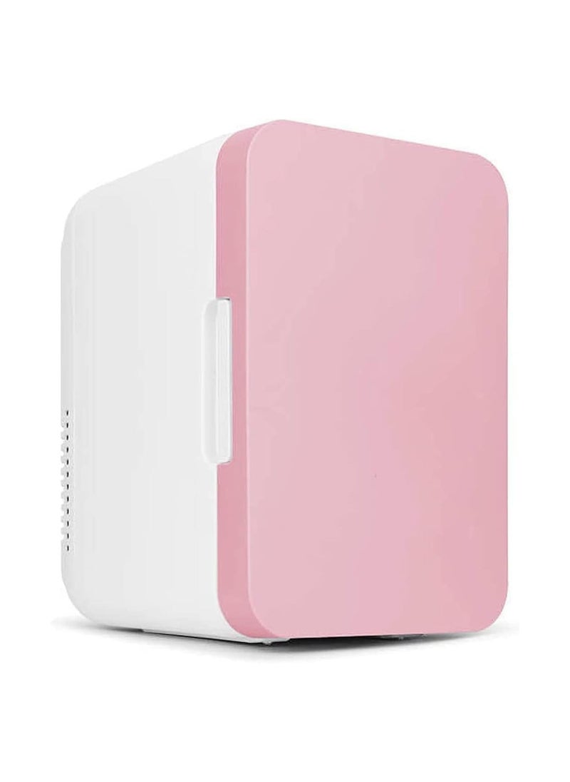 Cool Baby Style 8 liter Mini Refrigerator with Glass Door Skin Care Refrigerator Portable Dual-purpose Car for Home Use  - Image 1