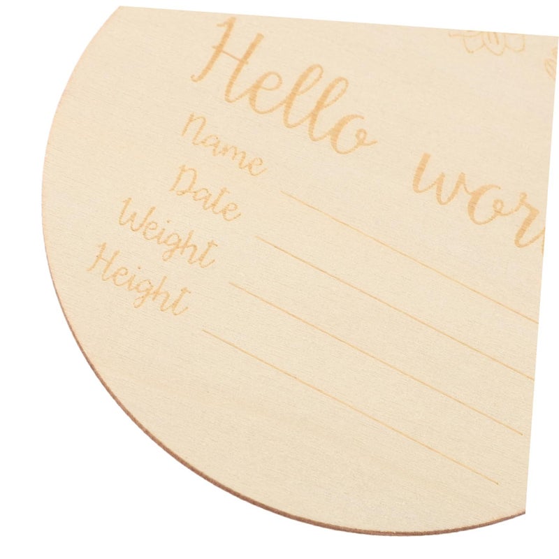 14 Pcs Wooden Baby Milestone Discs for Monthly Growth Photo Props - Image 5