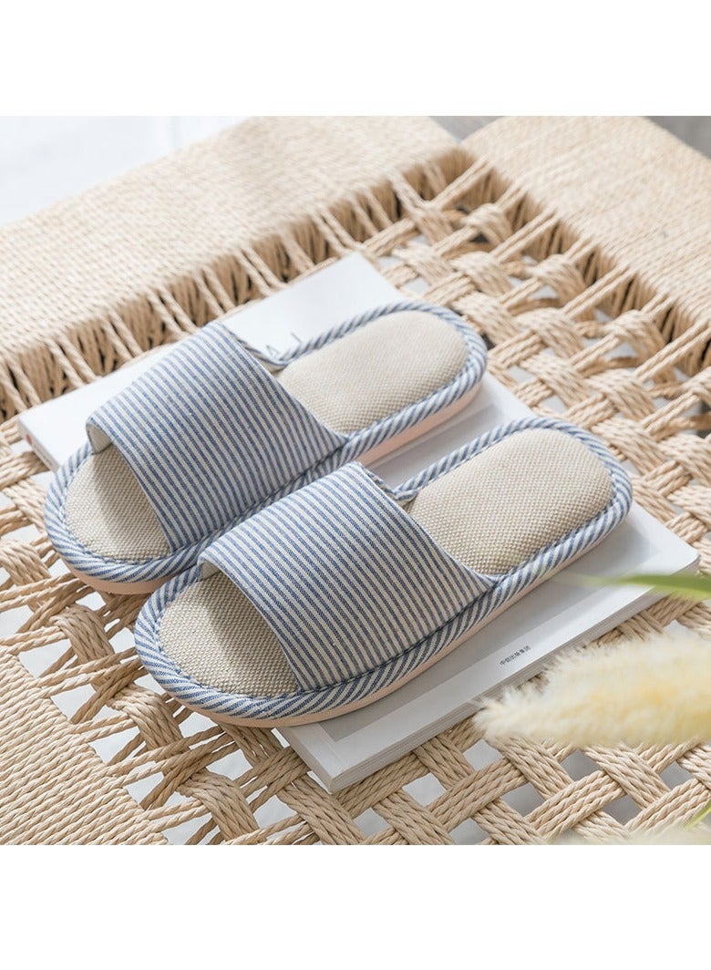 حذاء المنزل ، حذاء غرفة النوم المنزلية غير المنزلقة ، حذاء ناعم مع أصابع القدم المكشوفة ، صنادل منزلية داخلية وخارجية - Image 1