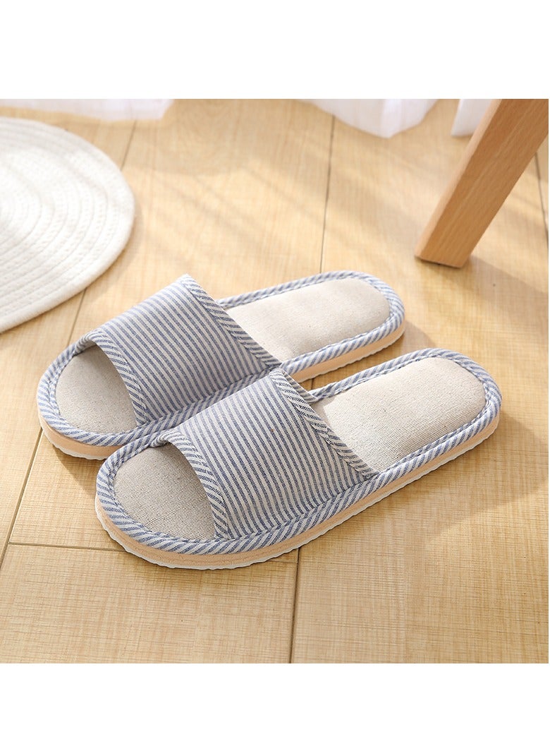 حذاء المنزل ، حذاء غرفة النوم المنزلية غير المنزلقة ، حذاء ناعم مع أصابع القدم المكشوفة ، صنادل منزلية داخلية وخارجية - Image 4