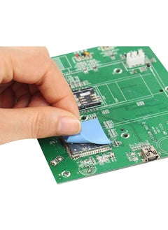 Wozlo 2.0mm 10X10CM Chipset Cooler Thermal Pad - Double Sided Adhesive - Blue - 3.6W/M.K  - Image 5